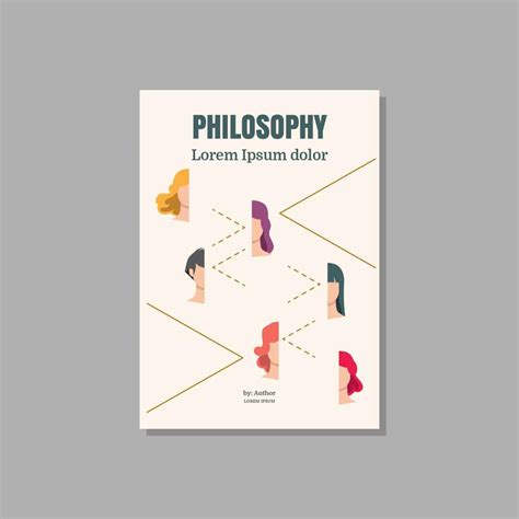 Philosophy Book Cover Vector Illustration 216217 Vector Art at Vecteezy