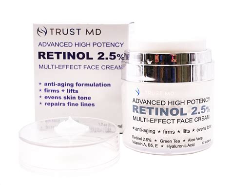 Retinol 2.5% Face Cream – Home | Beauty | Skin Care | Body Care | Trust MD