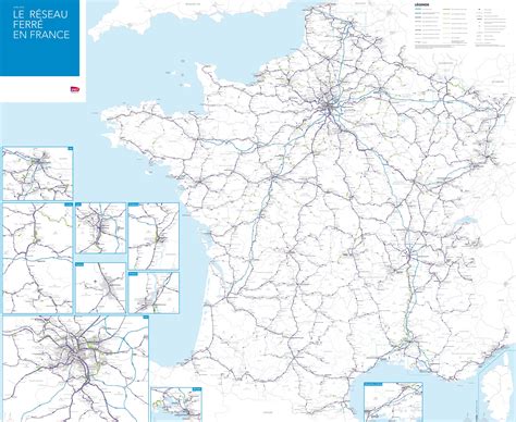 France regional train map - Map of France regional train (Western Europe - Europe)