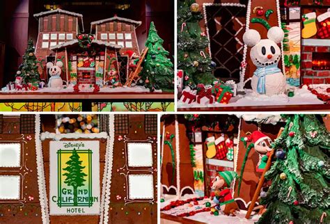 First Look at Disney's Grand Californian Hotel 2022 Gingerbread Display and New Gingerbread ...