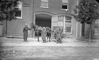 Members of the Parkdale fire brigade outside fire hall wit… | Flickr