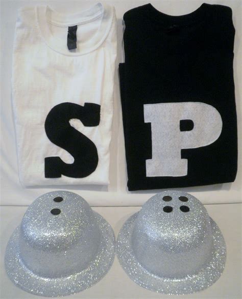 Salt & Pepper Short Sleeve T-Shirts Halloween Costume - Gem