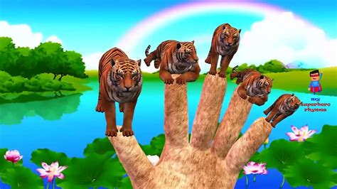 Finger Family Animals Cartoon Nursery Rhymes Collection | Animals 3D ...