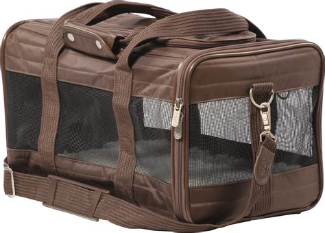 Sherpa Original Deluxe Pet Carrier, Brown, Small - Chewy.com