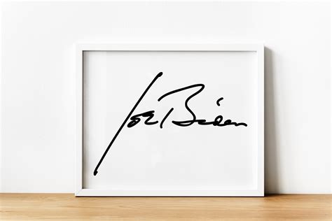 Joe Biden Autograph | Etsy