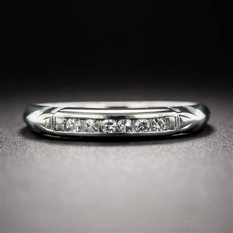 Vintage Diamond Wedding Band