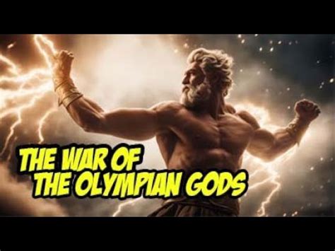 The War of The Titans with the Olympian Gods | Titanomachy | Greek Mithology - YouTube