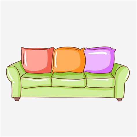 Couche PNG Picture, Green Canvas Couch Illustration, Couch Clipart ...