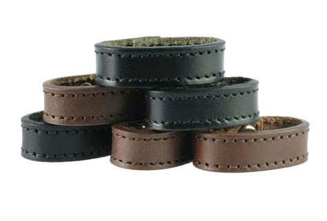 Leather Belt Loop With Stitched Edge - Belt Designs