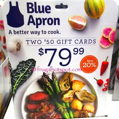 Costco: Blue Apron (2) $50 Gift Cards $79.99