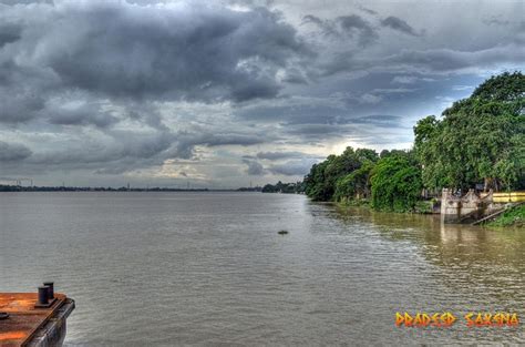 View of River Hooghly from Panihati Jetty.