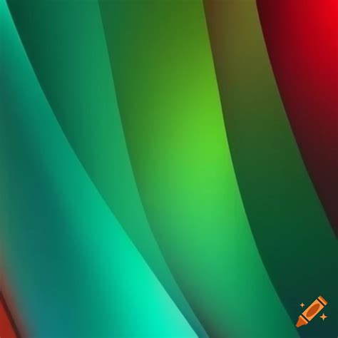 Vibrant green and red abstract phone wallpaper on Craiyon