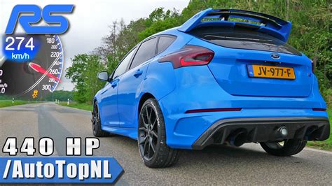 FORD FOCUS RS MK3 440HP MILLTEK 0-274km/h ACCELERATION & SOUND by ...