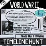 World War II (World War 2) Timeline Activity - By History Gal