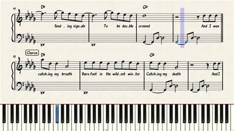 Evermore - Taylor Swift ft. Bon Iver | Piano sheet music (w/lyrics ...