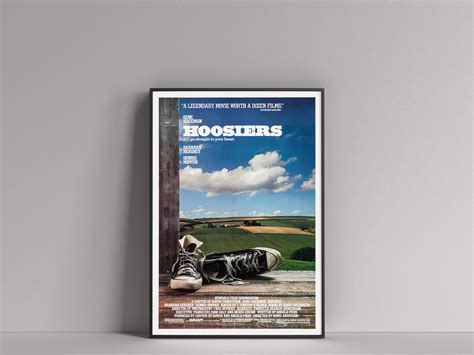 Hoosiers 1986 11x17 Movie Film POSTER gene Hackman, Barbara Hershey - Etsy