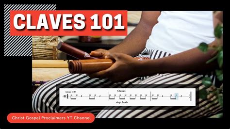 Claves 101 - Playing the basic Claves rhythm for the first time - YouTube