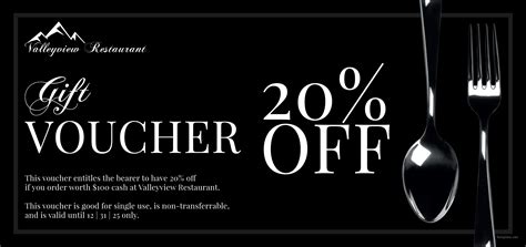 Free Restaurant Discount Voucher Template in Adobe Photoshop, Illustrator | Template.net