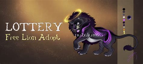 (CLOSED) LOTTERY - Free Lion Adopt by nubilum93 on DeviantArt