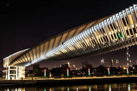 Dubai Water Canal FootBridge - Bel Lighting