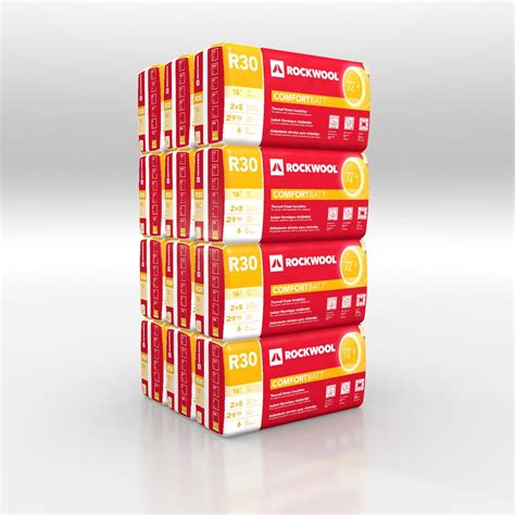 ROCKWOOL Safe 'n' Sound 3 in. x 15-1/4 in. x 47 in. Soundproofing Stone Wool Insulation (1-Bag ...