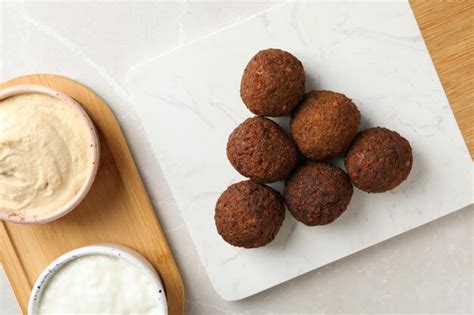 Premium Photo | Vegetarian food concept falafel tasty falafel balls