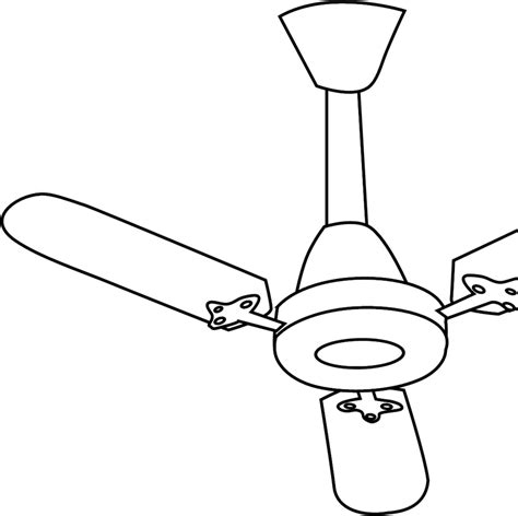 Download Ceiling Fan Outline Clip Art, Icon And Svg - Ceiling Fan Clip Art - Png Download ...