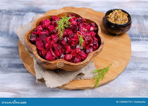 Traditional Salad Of Boiled Vegetables Stock Photo - Image of cooking, lunch: 135903770