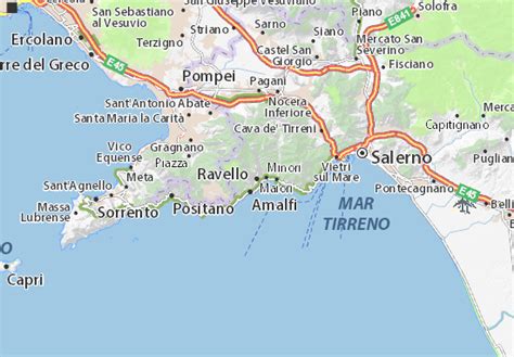 MICHELIN Ravello map - ViaMichelin