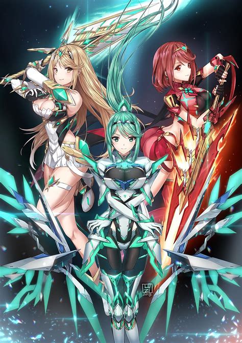 Pyra, Mythra and Pneuma : r/Xenoblade_Chronicles