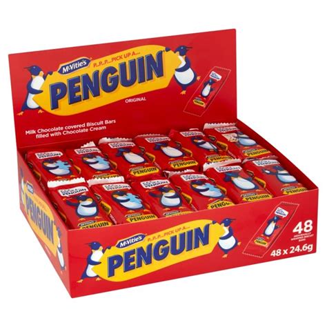 McVities Penguin Original Chocolate Biscuits (48 x 24.6g)