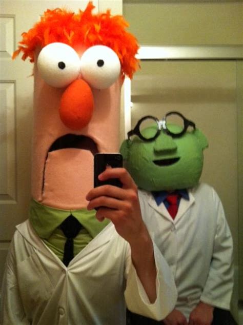 Beaker and Bunsen costumes. Nailed it? : pics