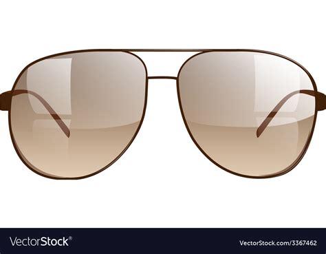 Aviator sunglasses Royalty Free Vector Image - VectorStock