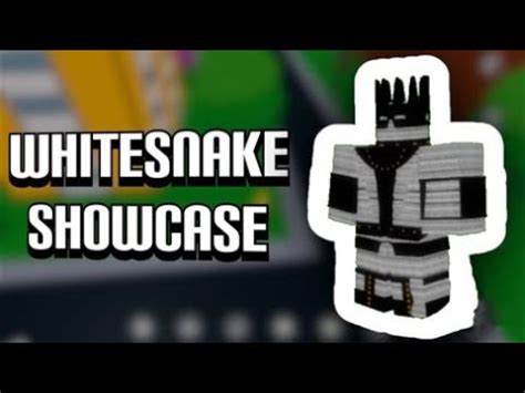 Whitesnake showcase - YBA - ROBLOX - YouTube