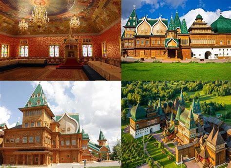 Stylish Homes - Wooden Tzar Palace, Kolomenskoye, Moscow, Russia...