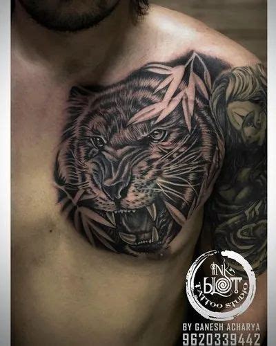 Tiger Full Chest Tattoo at Rs 500/square inch in Bengaluru | ID ...