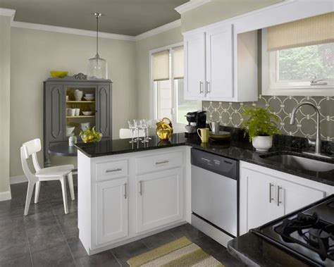 Small White Kitchens | Black White Kitchen Color Palette | Small kitchen ideas | Pinterest ...