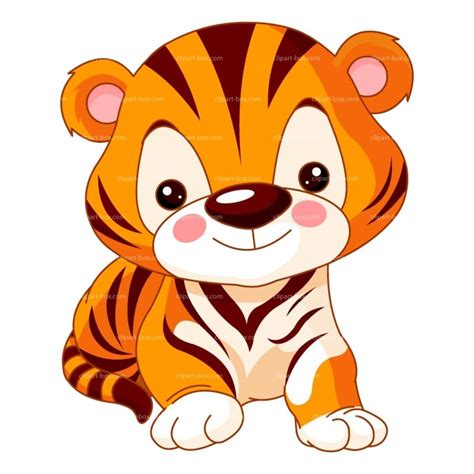 baby tiger - Clip Art Library