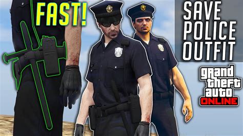 GTA 5 Online How To Save Cop/Police Outfit Easy | Summer Special After Patch 1.54 Clothing ...