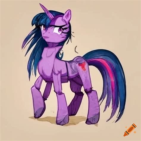 Twilight sparkle from my little pony in metal gear solid concept art ...