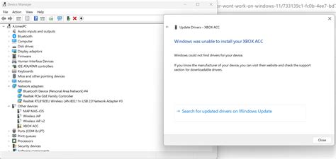 Xbox Wireless adapter won't work on Windows 11. Doesn't find update - Microsoft Community