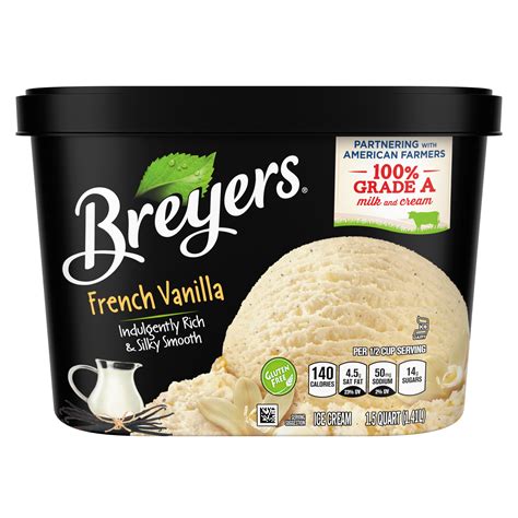 Breyers Original French Vanilla Ice Cream, 48 oz - Walmart.com