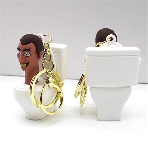 Skibidi Toilet Cameraman Keychain Merch Backpack Figures Toy - Etsy Canada