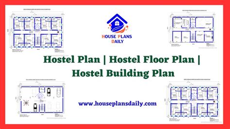 Hostel Plan | Hostel Floor Plan | Hostel Building Plan - House Designs ...