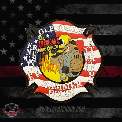 Glendale Fire Station 21 PVC Patch – LA Patch Guy