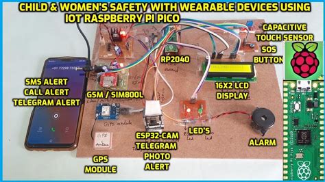 Child & Women Safety with Wearable Devices Using IoT Raspberry Pi Pico ...