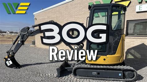 2022 John Deere 30G Compact Mini Excavator Review & Walkaround - YouTube