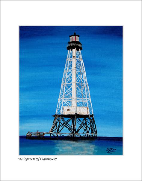 "Alligator Reef Lighthouse" | Lobster Trap Art