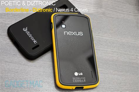 Poetic Borderline & Diztronic Nexus 4 Bumper Case Review — Gadgetmac