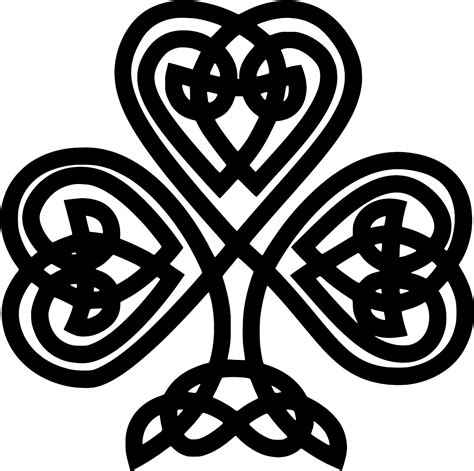 SVG > shamrock crest irish swirl - Free SVG Image & Icon. | SVG Silh